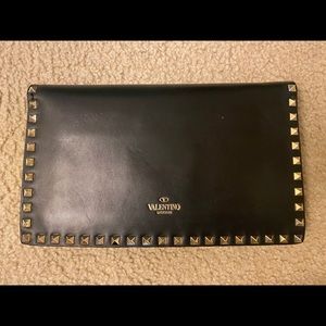 Valentino black clutch
